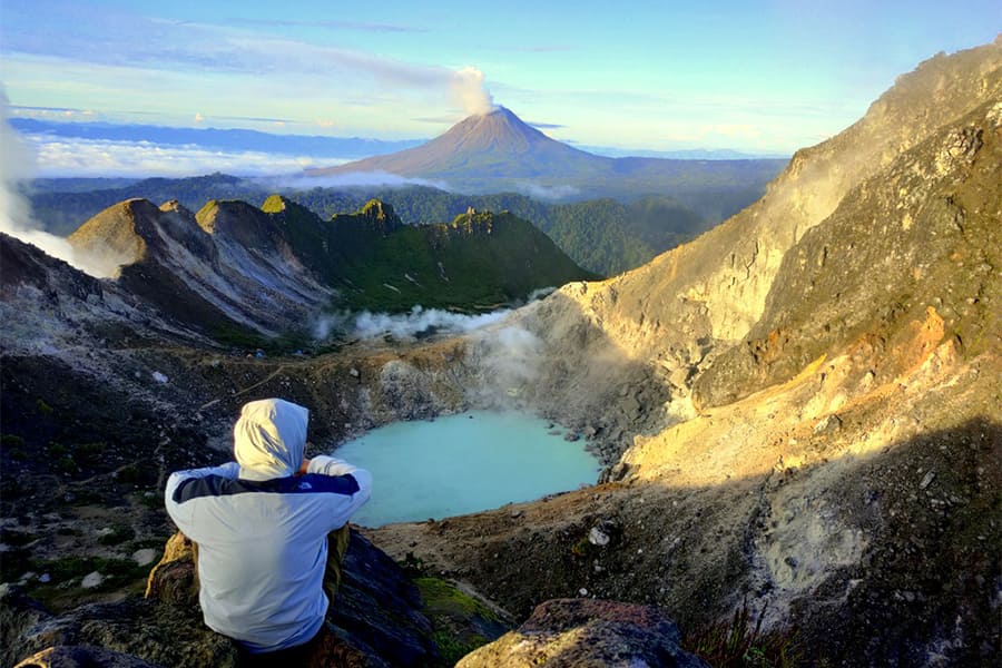 Sibayak and Sinabung volcano - sumatra trip