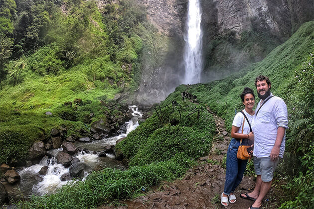 Sipiso Piso waterfall - trips to sumatra