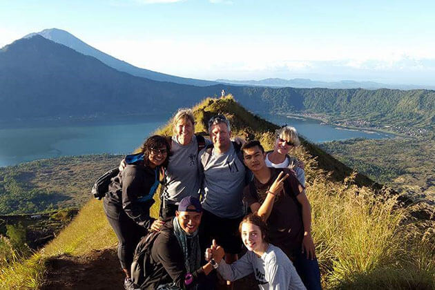 Tourists photo at Mt Batur