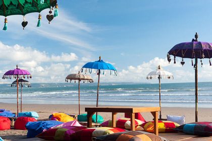 kuta beach relaxation