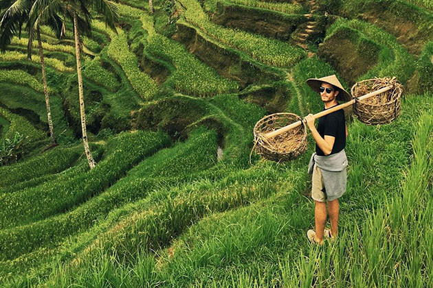 tourists in Ubud